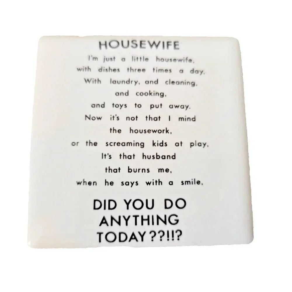 Housewife Refrigerator Magnet Funny 2 1/4" x 2 1/4"